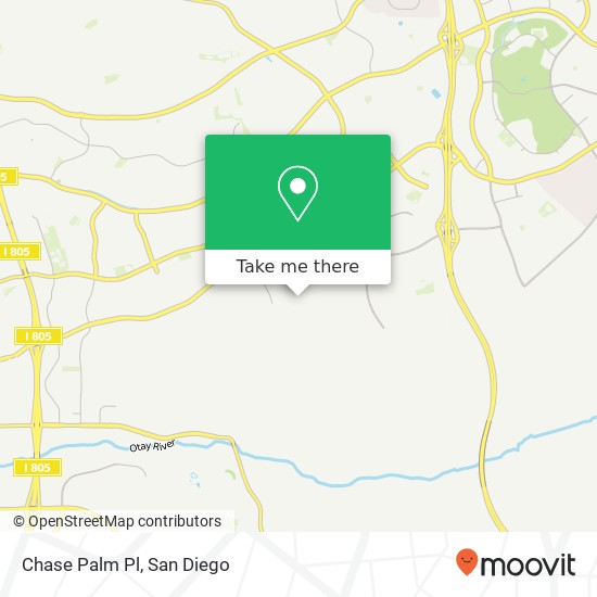 Mapa de Chase Palm Pl