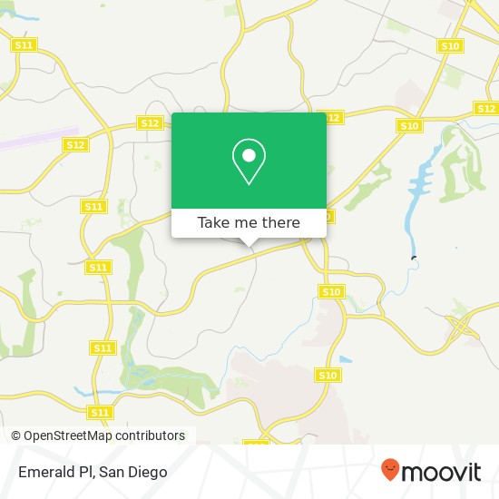 Emerald Pl map
