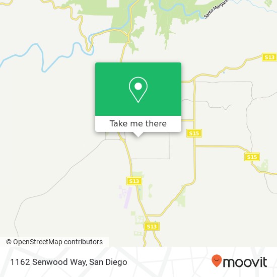 Mapa de 1162 Senwood Way