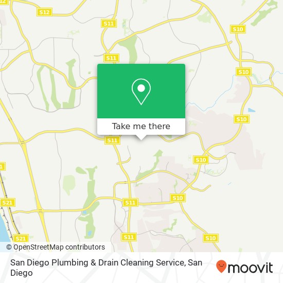 San Diego Plumbing & Drain Cleaning Service map