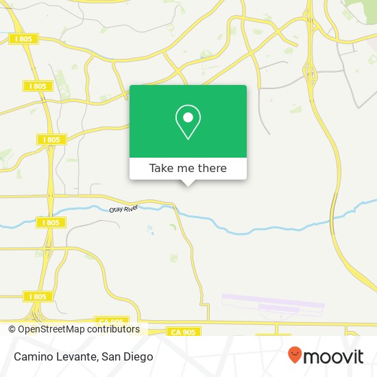 Camino Levante map