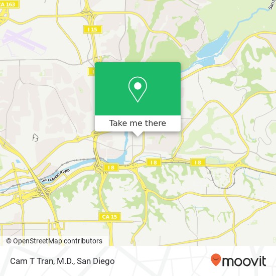 Cam T Tran, M.D. map