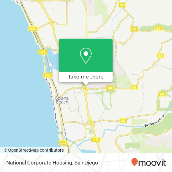 Mapa de National Corporate Housing