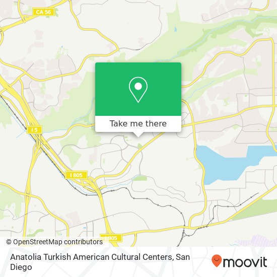 Mapa de Anatolia Turkish American Cultural Centers