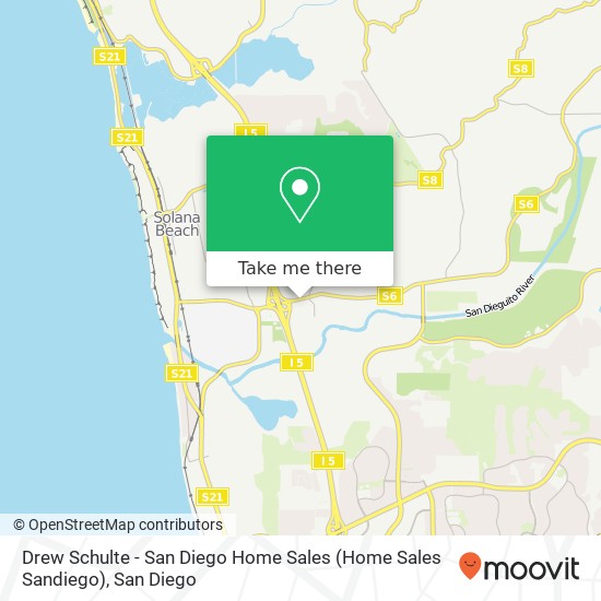 Drew Schulte - San Diego Home Sales (Home Sales Sandiego) map