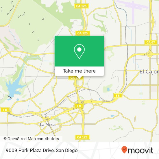 9009 Park Plaza Drive map