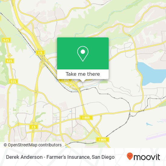 Derek Anderson - Farmer's Insurance map