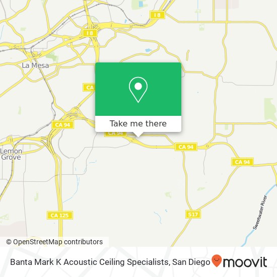 Banta Mark K Acoustic Ceiling Specialists map