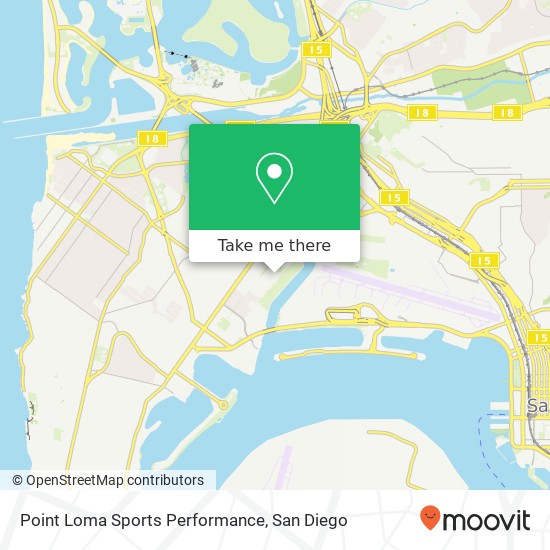 Mapa de Point Loma Sports Performance