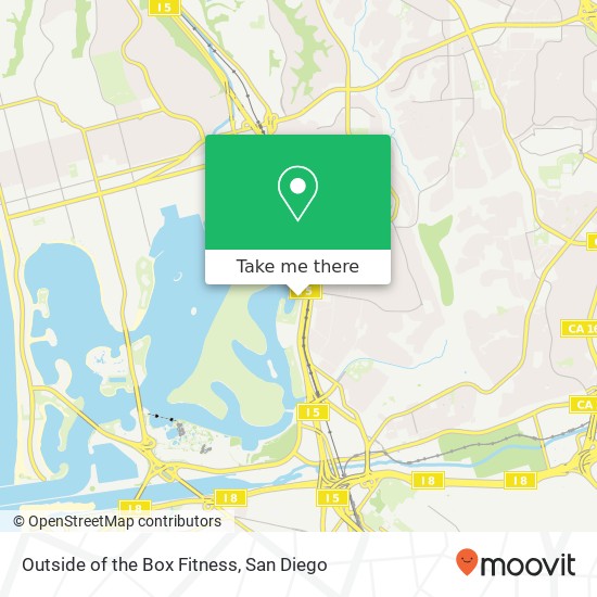 Mapa de Outside of the Box Fitness