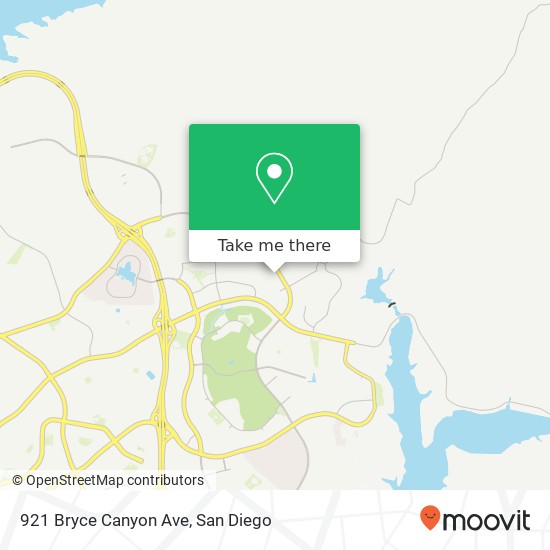 Mapa de 921 Bryce Canyon Ave