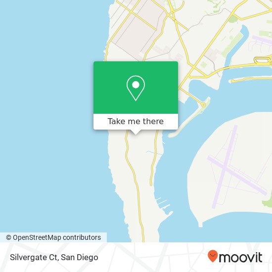 Silvergate Ct map
