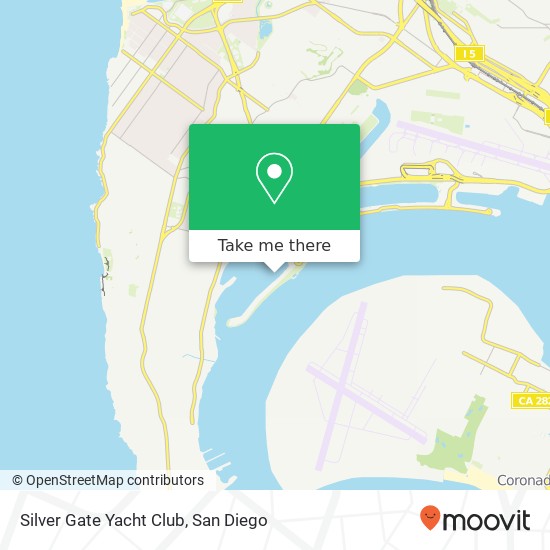 Silver Gate Yacht Club map