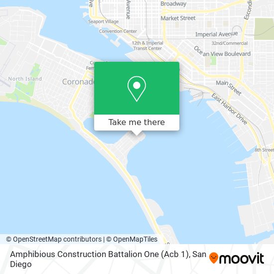 Amphibious Construction Battalion One (Acb 1) map