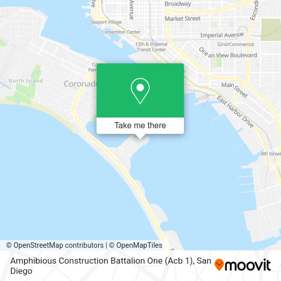 Mapa de Amphibious Construction Battalion One (Acb 1)