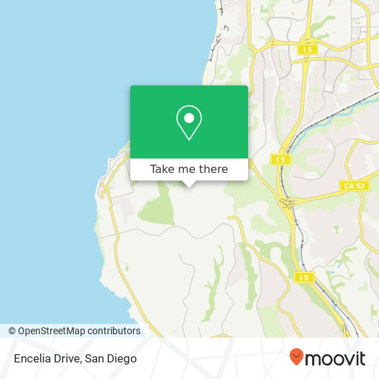 Encelia Drive map