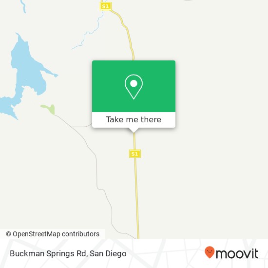 Mapa de Buckman Springs Rd