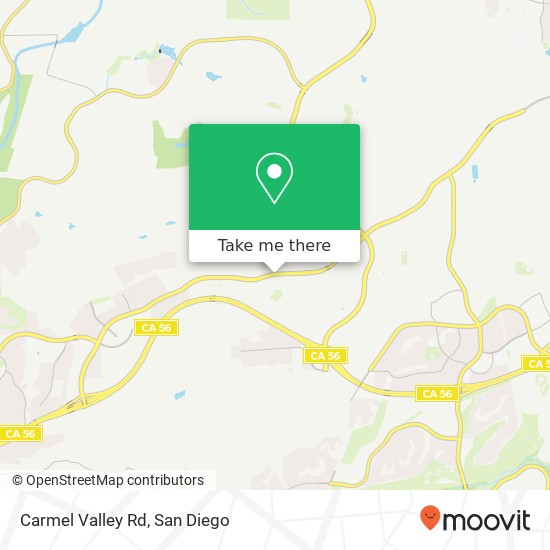 Carmel Valley Rd map