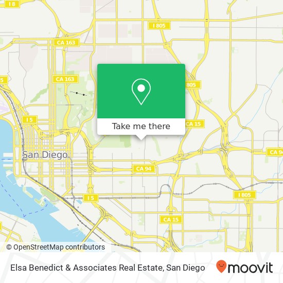 Mapa de Elsa Benedict & Associates Real Estate