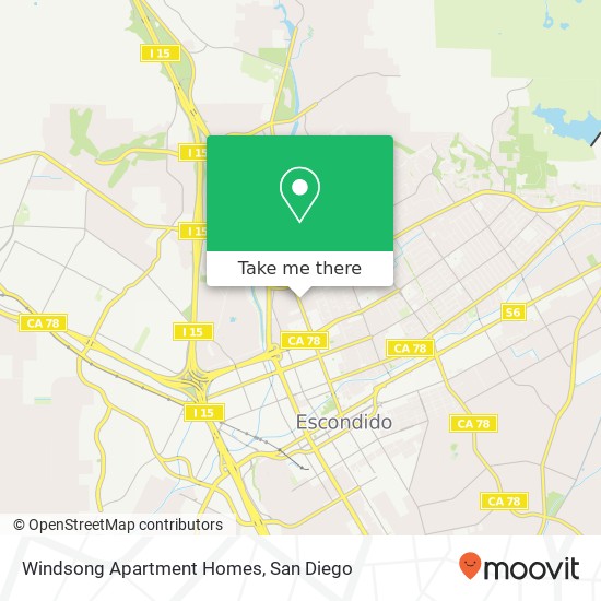 Windsong Apartment Homes map