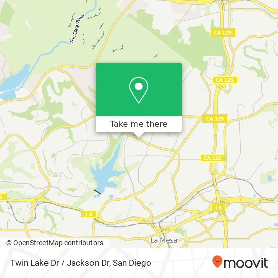 Mapa de Twin Lake Dr / Jackson Dr