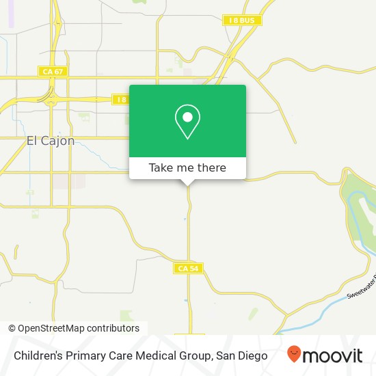 Mapa de Children's Primary Care Medical Group