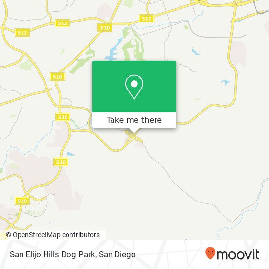 Mapa de San Elijo Hills Dog Park