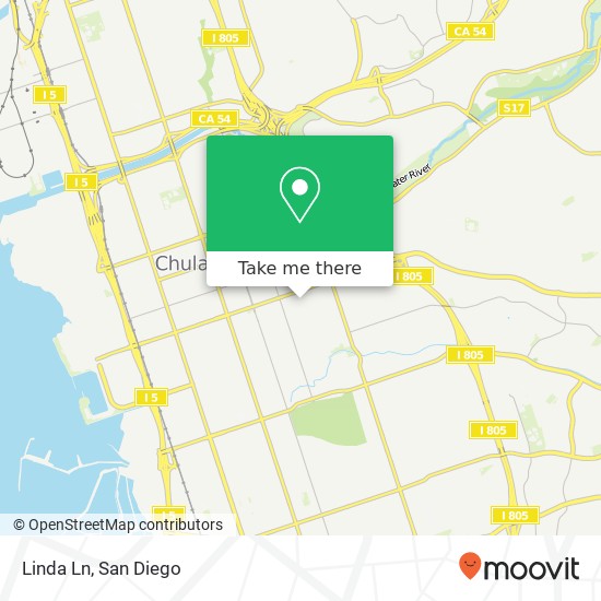 Mapa de Linda Ln