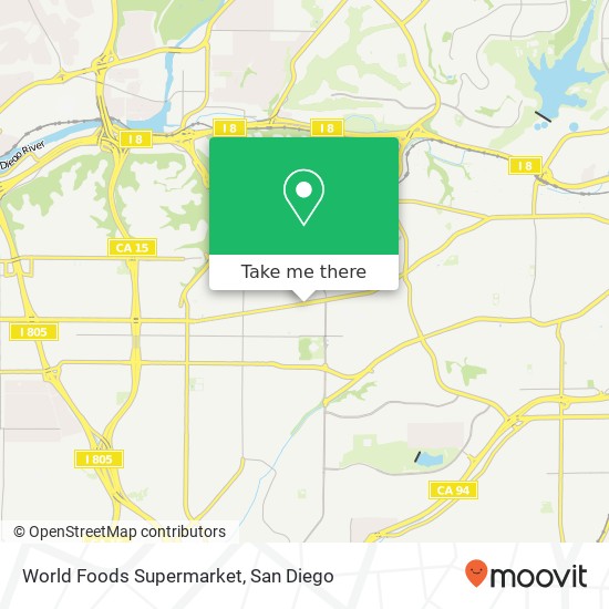 World Foods Supermarket map