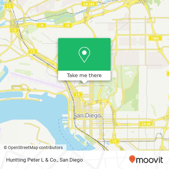 Mapa de Huntting Peter L & Co.
