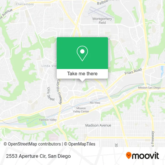 2553 Aperture Cir map