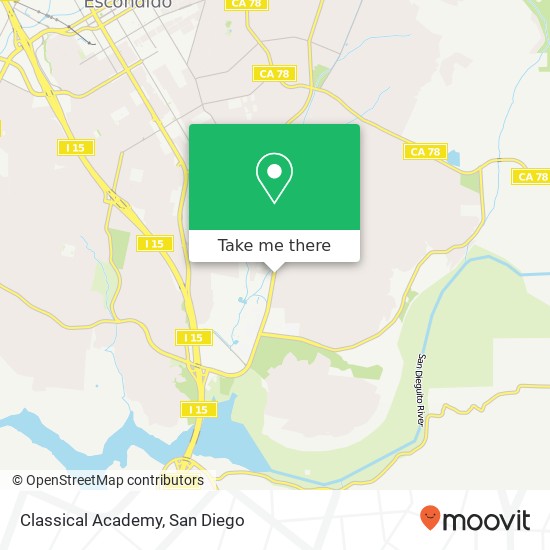 Classical Academy map