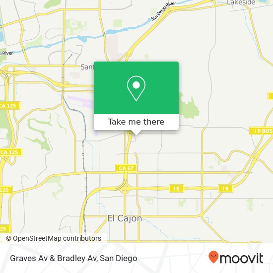 Graves Av & Bradley Av map