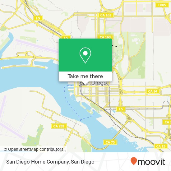 Mapa de San Diego Home Company