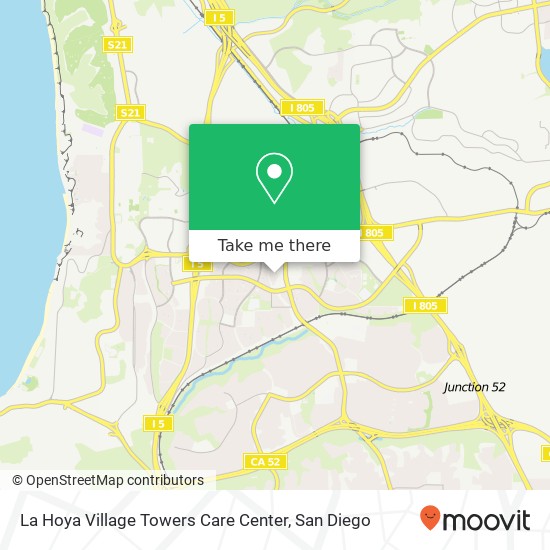 Mapa de La Hoya Village Towers Care Center