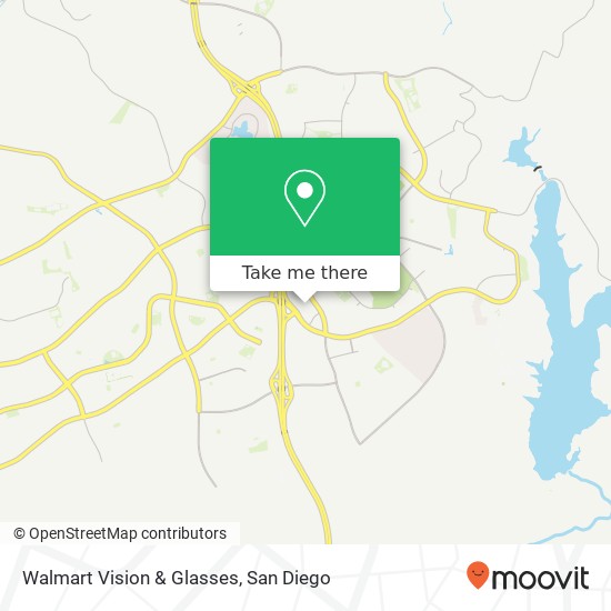 Mapa de Walmart Vision & Glasses