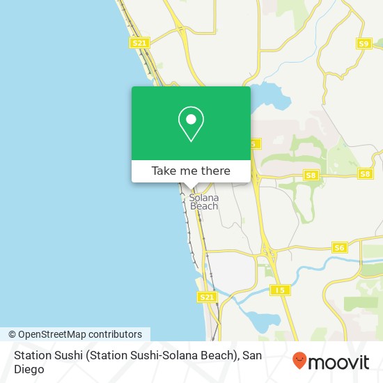 Station Sushi (Station Sushi-Solana Beach) map