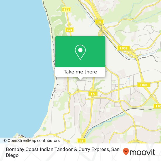 Bombay Coast Indian Tandoor & Curry Express map