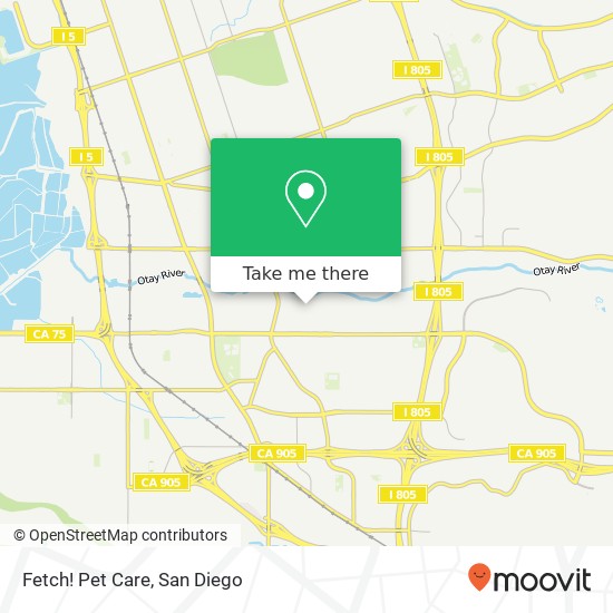 Fetch! Pet Care map