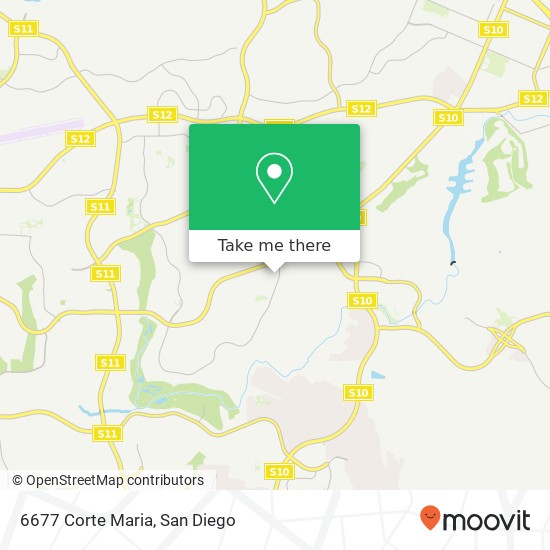 6677 Corte Maria map