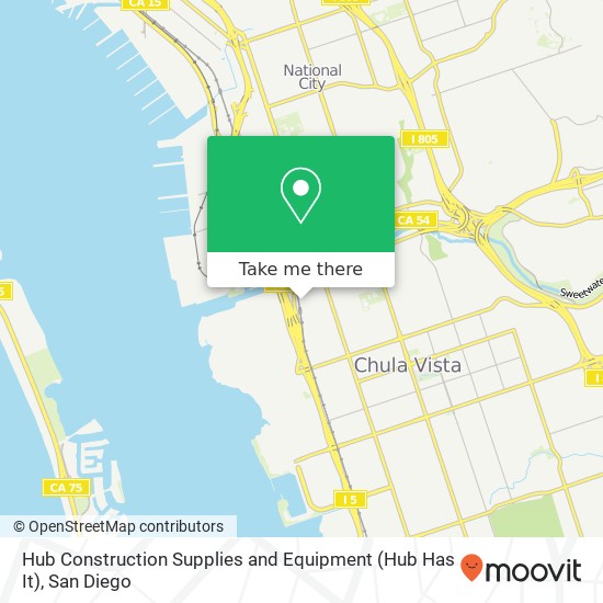 Mapa de Hub Construction Supplies and Equipment (Hub Has It)