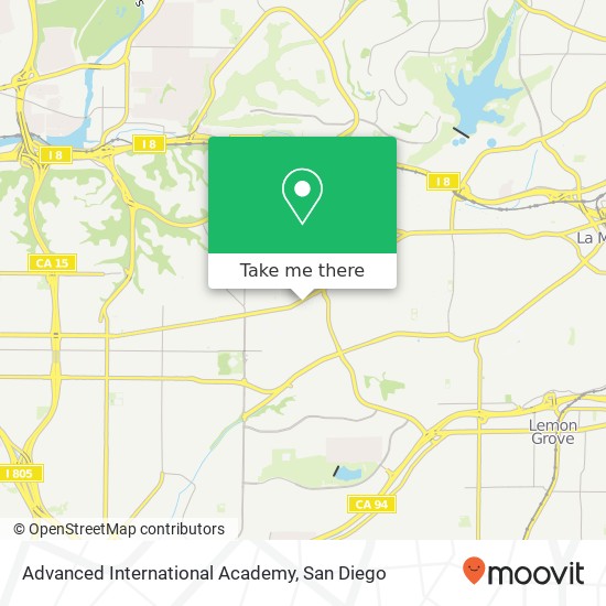 Advanced International Academy map