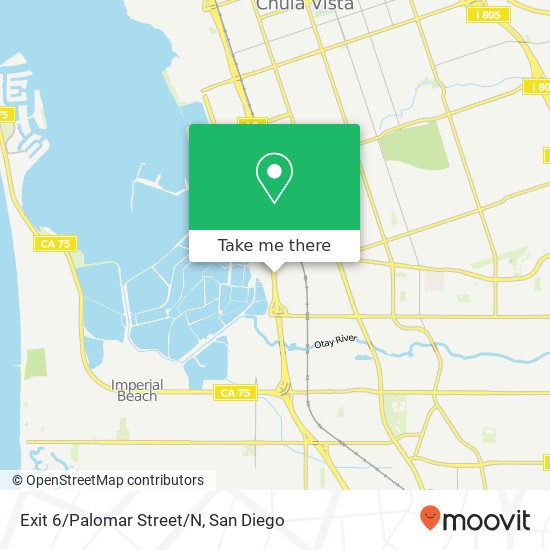 Mapa de Exit 6/Palomar Street/N