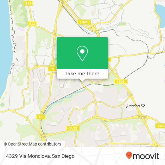 Mapa de 4329 Via Monclova