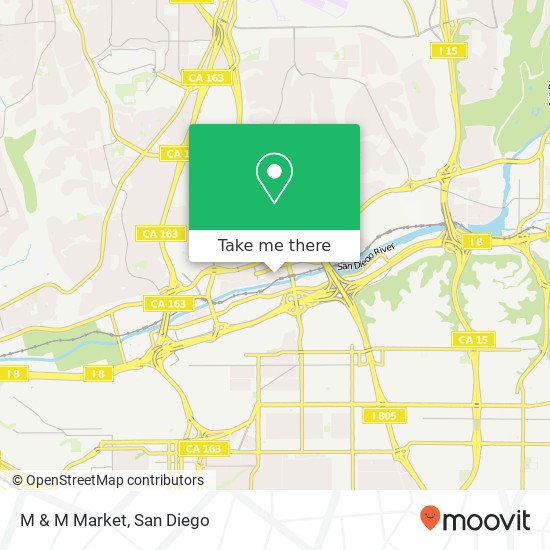 Mapa de M & M Market