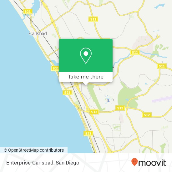 Mapa de Enterprise-Carlsbad