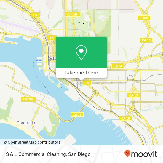 S & L Commercial Cleaning map