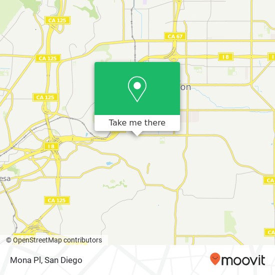 Mapa de Mona Pl