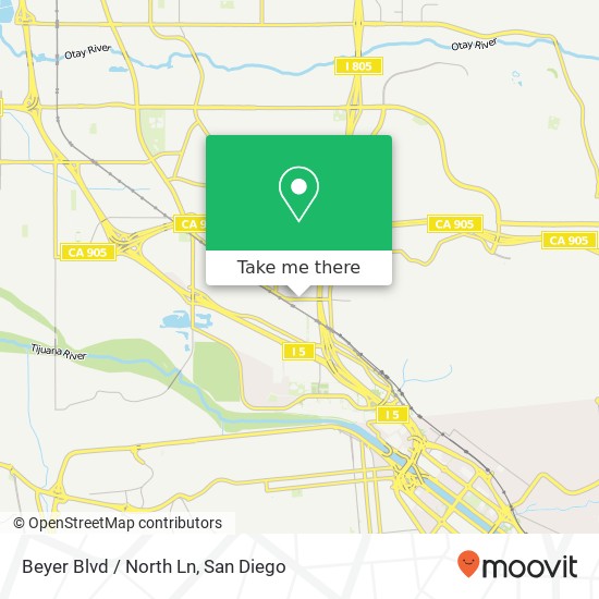Mapa de Beyer Blvd / North Ln