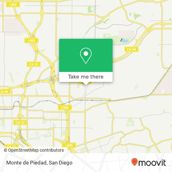 Monte de Piedad map